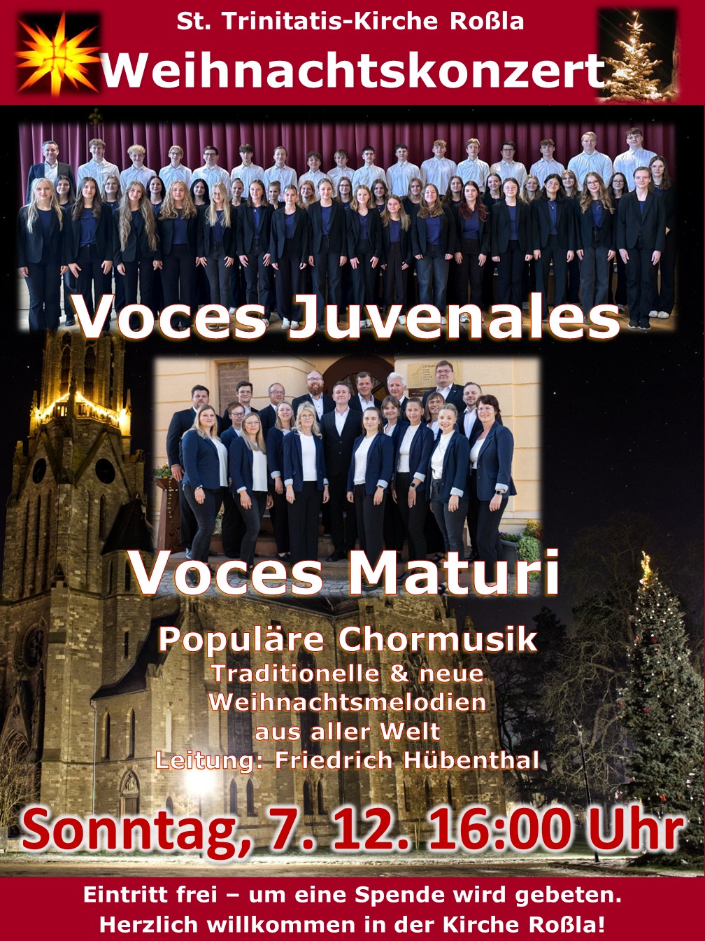 Weihnachtskonzert 2025 in Roßla
